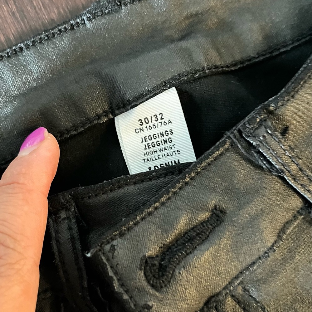 faux leather jegging - Picture 4 of 4